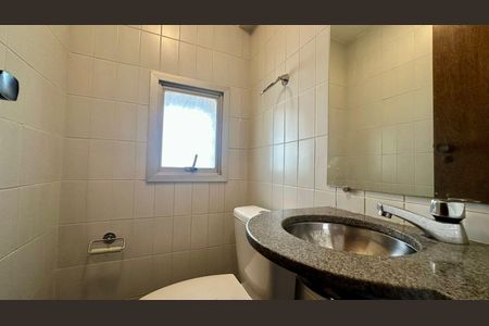 Banheiro da Suíte de apartamento à venda com 1 quarto, 50m² em Lourdes, Belo Horizonte