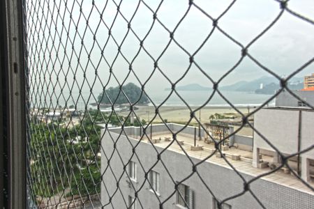 Vista da Sala de apartamento para alugar com 1 quarto, 59m² em José Menino, Santos