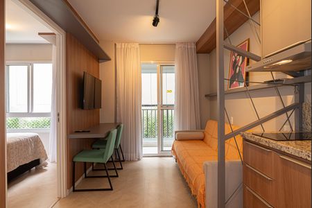 Apartamento para alugar com 33m², 1 quarto e sem vaga Apartamento para alugar com 33m², 1 quarto e sem vagaSala