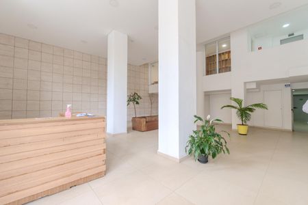 Studio para alugar com 44m², 1 quarto e sem vaga Studio para alugar com 44m², 1 quarto e sem vagaHall de entrada