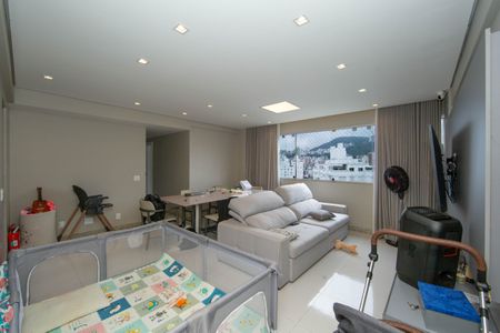 SALA de apartamento à venda com 3 quartos, 85m² em Buritis, Belo Horizonte
