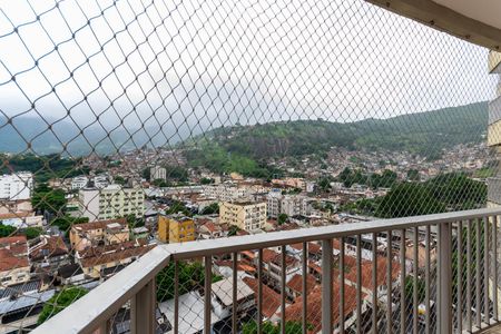 Varanda da Sala de apartamento à venda com 3 quartos, 122m² em Grajaú, Rio de Janeiro
