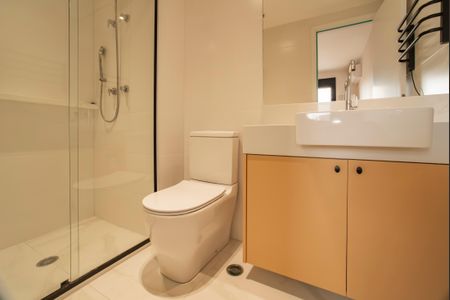 Apartamento para alugar com 35m², 1 quarto e sem vagaBanheiro da Suíte