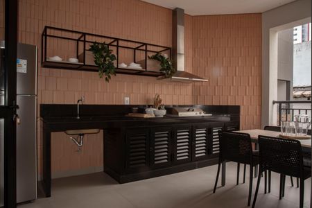 Apartamento para alugar com 35m², 1 quarto e sem vaga Apartamento para alugar com 35m², 1 quarto e sem vagaÁrea comum - Churrasqueira