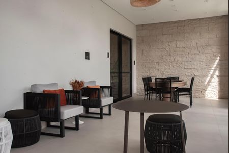 Apartamento para alugar com 35m², 1 quarto e sem vaga Apartamento para alugar com 35m², 1 quarto e sem vagaÁrea comum - Hall da piscina