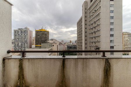 Varanda de kitnet/studio à venda com 1 quarto, 46m² em Centro Histórico de São Paulo, São Paulo