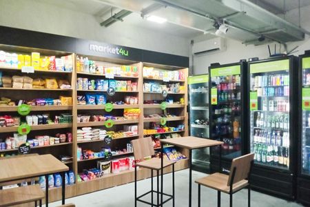 Apartamento para alugar com 36m², 1 quarto e sem vaga Apartamento para alugar com 36m², 1 quarto e sem vagaMercado