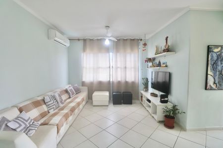 Sala de apartamento para alugar com 3 quartos, 105m² em Balneario Guarujá, Guarujá