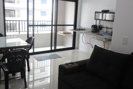 Sala de TV de apartamento para alugar com 2 quartos, 58m² em Setor Central, Goiânia
