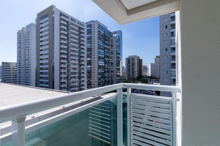 Varanda da Sala de apartamento para alugar com 1 quarto, 41m² em Barra Funda, São Paulo
