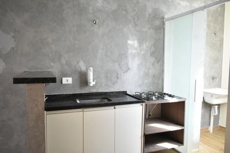Sala/Cozinha de apartamento para alugar com 1 quarto, 40m² em Mirandópolis, São Paulo