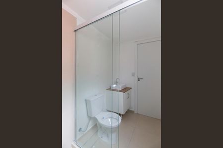 Banheiro de kitnet/studio para alugar com 1 quarto, 31m² em Santana, São Paulo