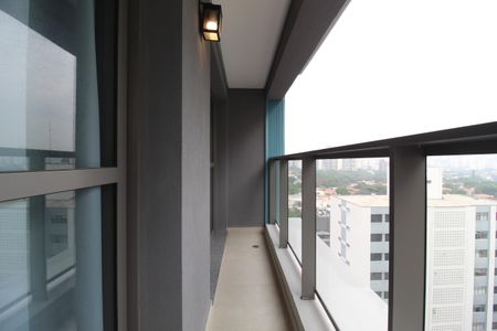 Varanda de apartamento para alugar com 1 quarto, 35m² em Indianópolis, São Paulo