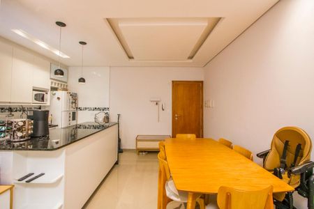 Sala de apartamento à venda com 3 quartos, 90m² em Vila Valparaíso, Santo André