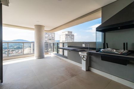 Varanda Gourmet de apartamento à venda com 4 quartos, 244m² em Alphaville Conde Ii, Barueri