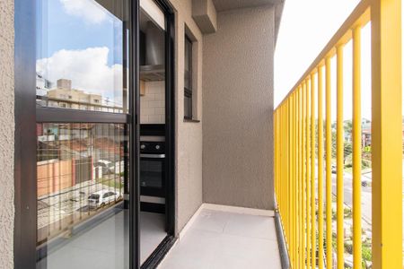 Sacada de kitnet/studio para alugar com 1 quarto, 35m² em Novo Mundo, Curitiba