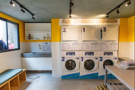 Apartamento para alugar com 24m², 1 quarto e sem vaga Apartamento para alugar com 24m², 1 quarto e sem vagaLavanderia