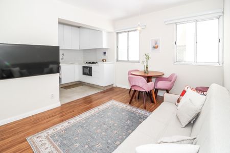Sala de apartamento para alugar com 1 quarto, 55m² em Perdizes, São Paulo