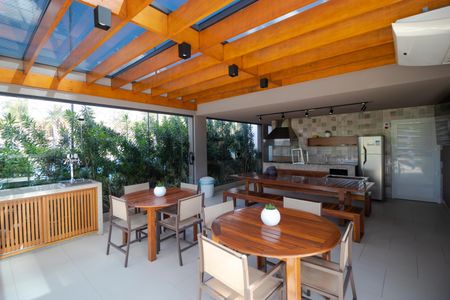 Apartamento para alugar com 107m², 2 quartos e 2 vagas Apartamento para alugar com 107m², 2 quartos e 2 vagasÁrea comum - Churrasqueira