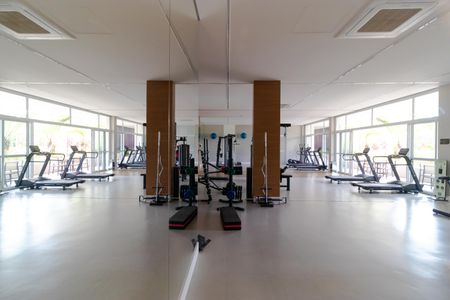 Apartamento para alugar com 107m², 2 quartos e 2 vagas Apartamento para alugar com 107m², 2 quartos e 2 vagasÁrea comum - Academia
