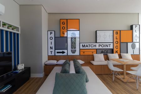 Apartamento para alugar com 107m², 2 quartos e 2 vagas Apartamento para alugar com 107m², 2 quartos e 2 vagasÁrea comum - Sala de Jogos