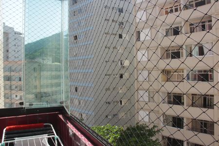 Varanda da Sala de apartamento para alugar com 2 quartos, 100m² em Itararé, Santos