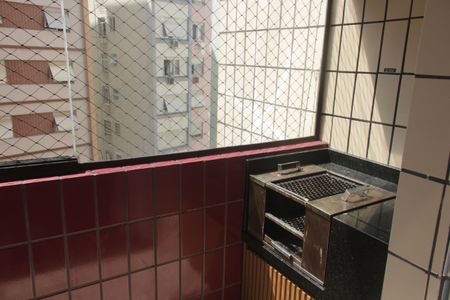 Varanda da Sala de apartamento para alugar com 2 quartos, 100m² em Itararé, Santos