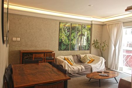 Sala de apartamento para alugar com 2 quartos, 100m² em Itararé, Santos