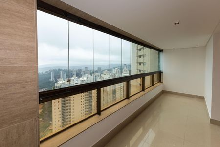 Varanda da Sala de apartamento para alugar com 3 quartos, 180m² em Vila da Serra, Nova Lima
