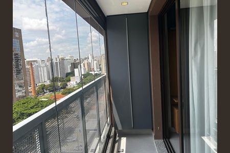 Apartamento para alugar com 36m², 1 quarto e 1 vaga Apartamento para alugar com 36m², 1 quarto e 1 vagaVaranda