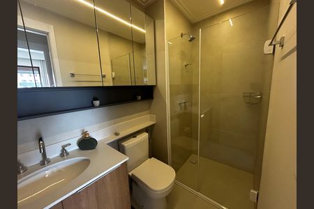 Apartamento para alugar com 36m², 1 quarto e 1 vaga Apartamento para alugar com 36m², 1 quarto e 1 vagaBanheiro