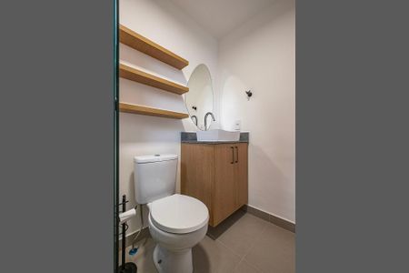 Studio para alugar com 25m², 1 quarto e sem vaga Studio para alugar com 25m², 1 quarto e sem vagaBanheiro