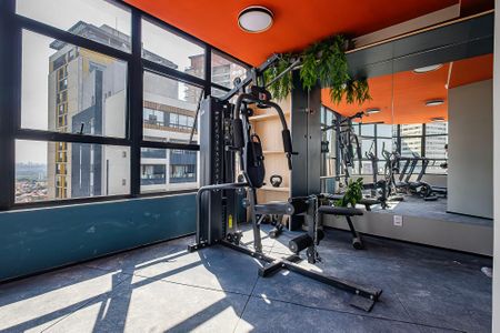 Studio para alugar com 25m², 1 quarto e sem vaga Studio para alugar com 25m², 1 quarto e sem vagaAcademia