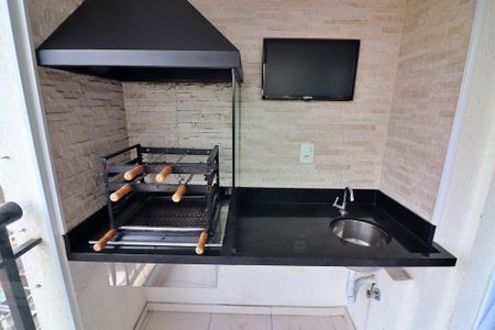 Varanda gourmet de apartamento para alugar com 2 quartos, 56m² em Jardim Independencia, São Bernardo do Campo