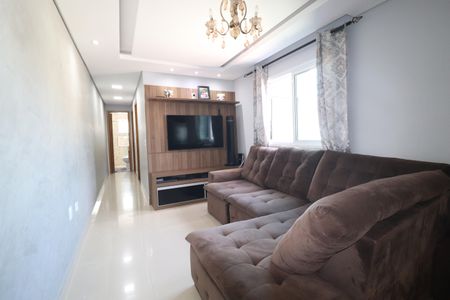 Sala de apartamento à venda com 2 quartos, 134m² em Parque Sao Vicente, Santo André