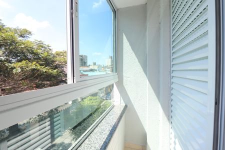 Varanda Quarto 1 suíte de apartamento à venda com 2 quartos, 134m² em Parque Sao Vicente, Santo André