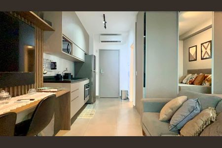 Studio para alugar com 33m², 1 quarto e 1 vaga Studio para alugar com 33m², 1 quarto e 1 vagaSala