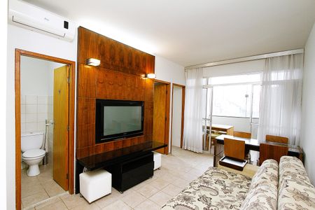 Sala de apartamento para alugar com 2 quartos, 76m² em Estoril, Belo Horizonte