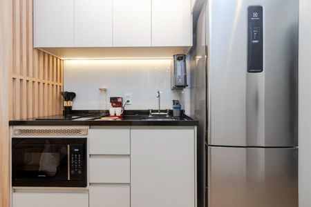 Studio para alugar com 32m², 1 quarto e sem vaga Studio para alugar com 32m², 1 quarto e sem vagaCozinha