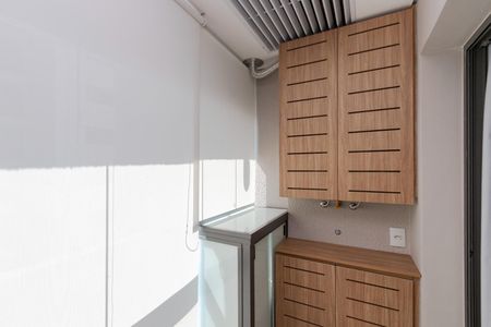 Área de serviço de kitnet/studio para alugar com 1 quarto, 32m² em Santo Amaro, São Paulo