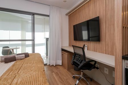 Studio para alugar com 32m², 1 quarto e sem vaga Studio para alugar com 32m², 1 quarto e sem vagaQuarto