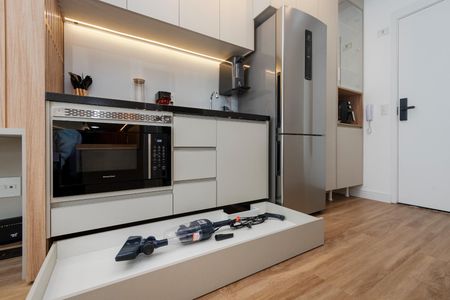 Studio para alugar com 32m², 1 quarto e sem vaga Studio para alugar com 32m², 1 quarto e sem vagaCozinha
