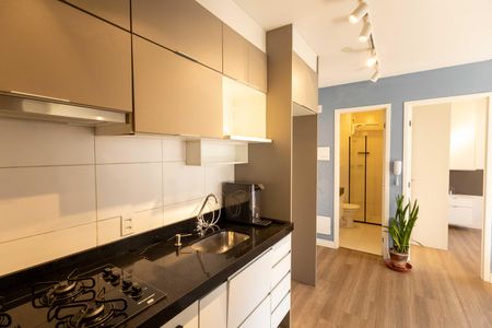 Apartamento para alugar com 34m², 2 quartos e sem vagaCozinha integrada com Área de Serviço