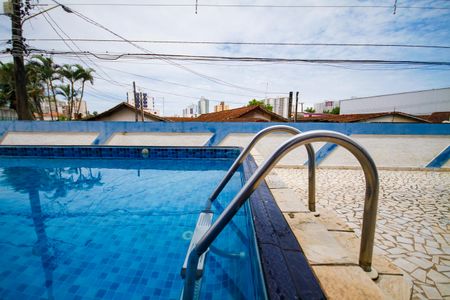 Área comum - Piscina de apartamento para alugar com 1 quarto, 45m² em Vila Caiçara, Praia Grande