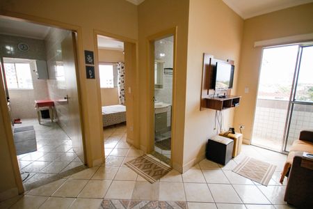 Sala de apartamento para alugar com 1 quarto, 45m² em Vila Caiçara, Praia Grande