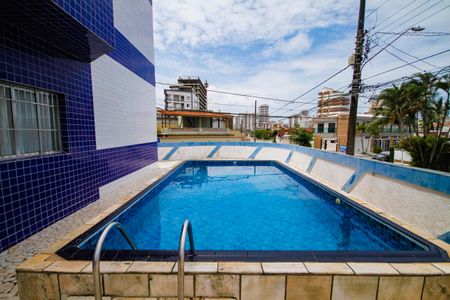 Área comum - Piscina de apartamento para alugar com 1 quarto, 45m² em Vila Caiçara, Praia Grande