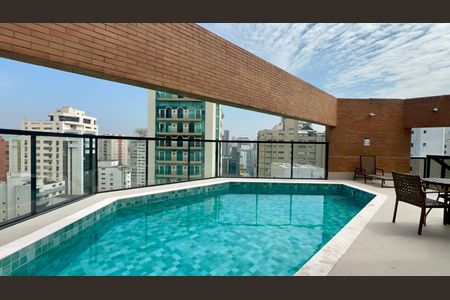 Studio à venda com 32m², 1 quarto e 1 vagaPiscina