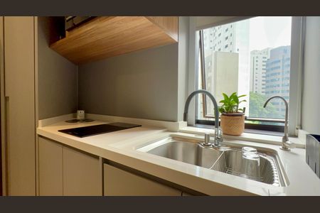 Studio à venda com 32m², 1 quarto e 1 vagaCozinha