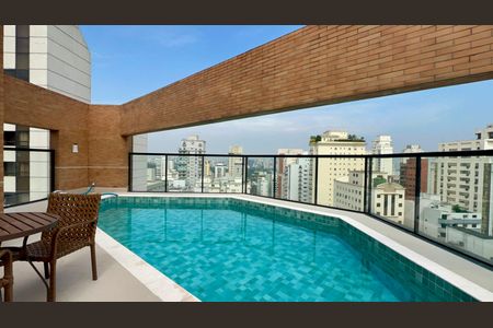 Studio à venda com 32m², 1 quarto e 1 vagaPiscina