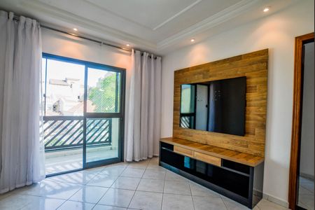Sala de apartamento para alugar com 3 quartos, 98m² em Vila Camilópolis, Santo André